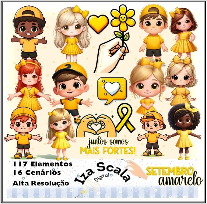 Kit Digital Setembro Amarelo - 3D