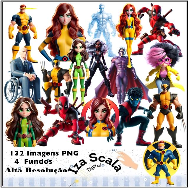 Kit Digital X Men - 3D