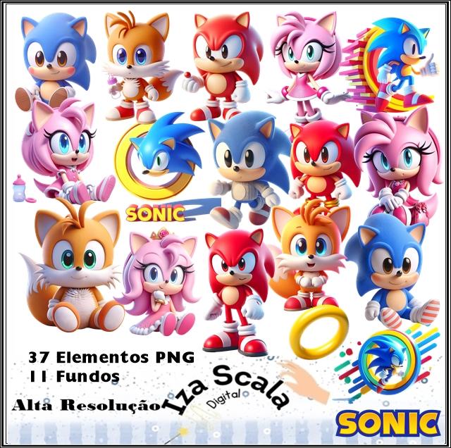 Kit Digital Sonic Baby - 3D
