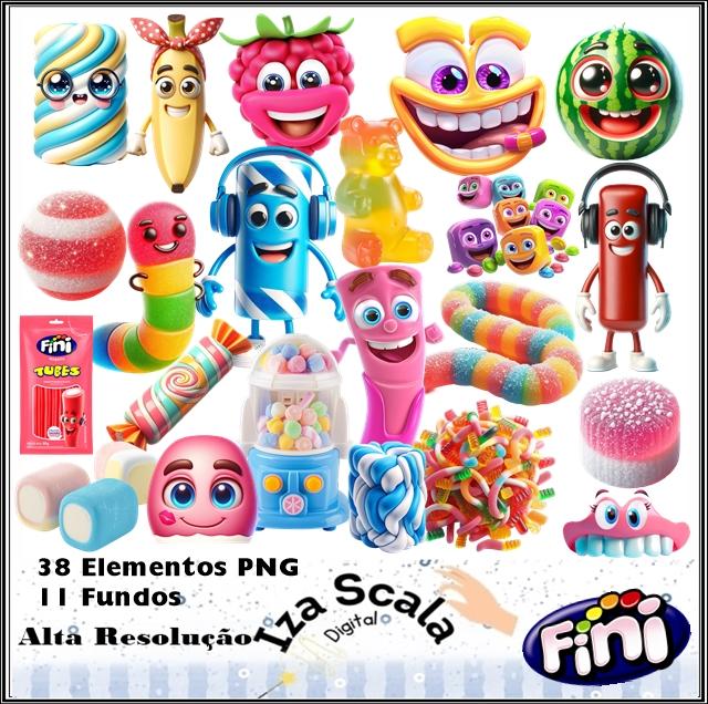 Kit Digital Balas Fini - 3D