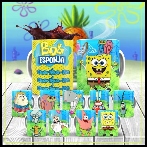 Arquivo Digital Bob Esponja - Canecas