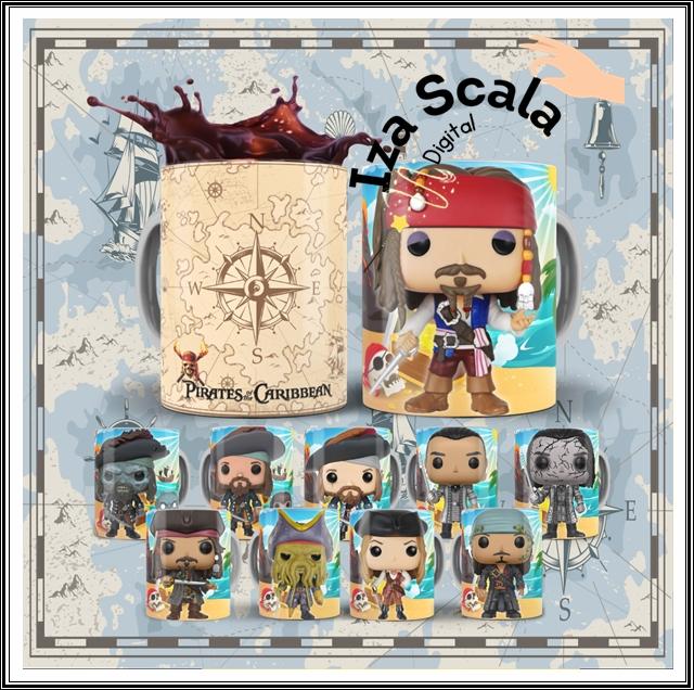 Arquivo Digital Piratas do Caribe Funko - Canecas