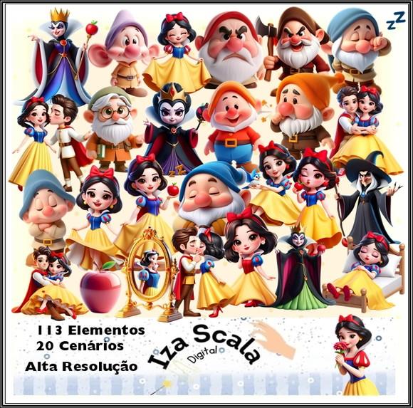 Arquivo Digital Branca de Neve 2 - 3D