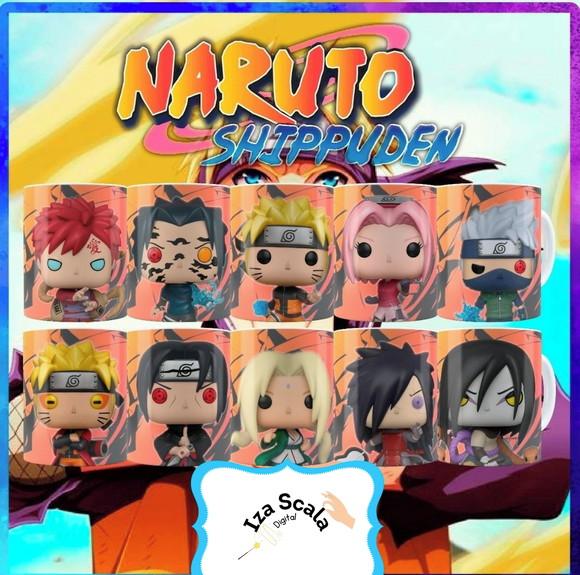 Arquivo para Sublimação - Naruto Funko