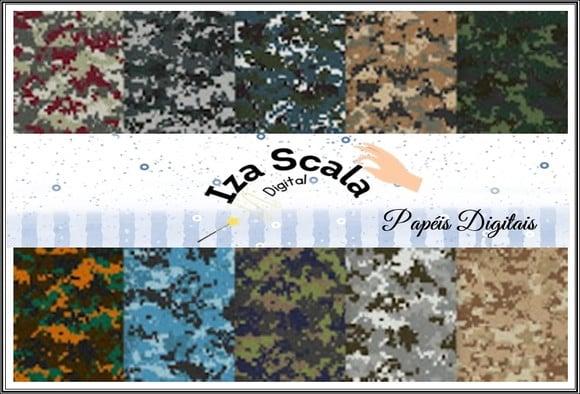 Papel Digital Camuflagem 3