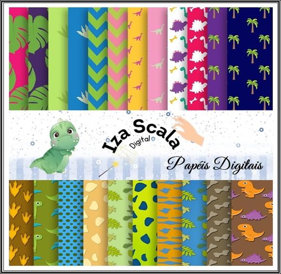 Papel Digital Dinossauros