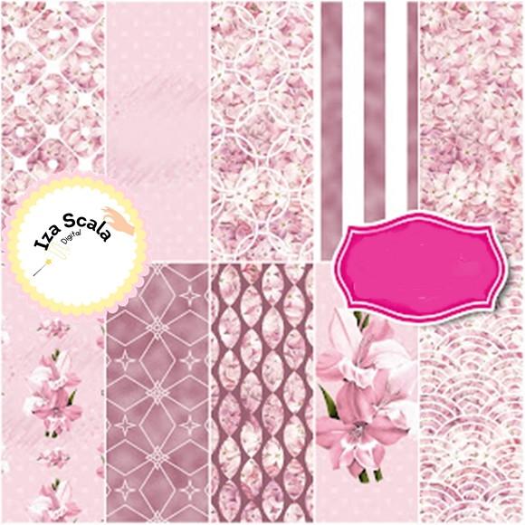 Papel Digital Flor de Cerejeira