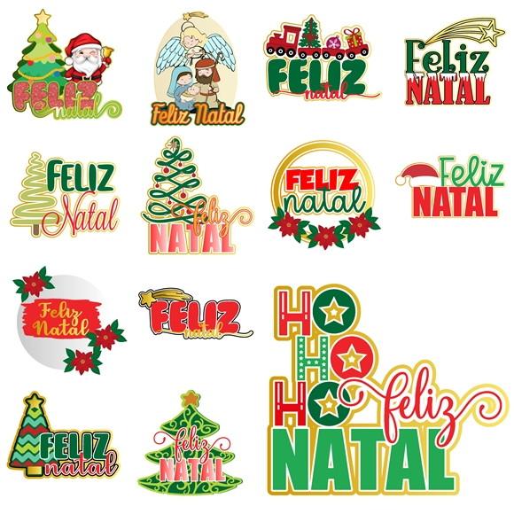 Topo de Bolo Natal - Arquivo de Corte