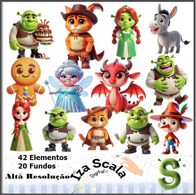 Arquivo Digital Shrek - 3D