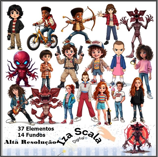Arquivo Digital Stranger Things - 3D