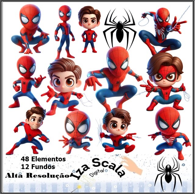 Arquivo Digital Homem Aranha  - 3D