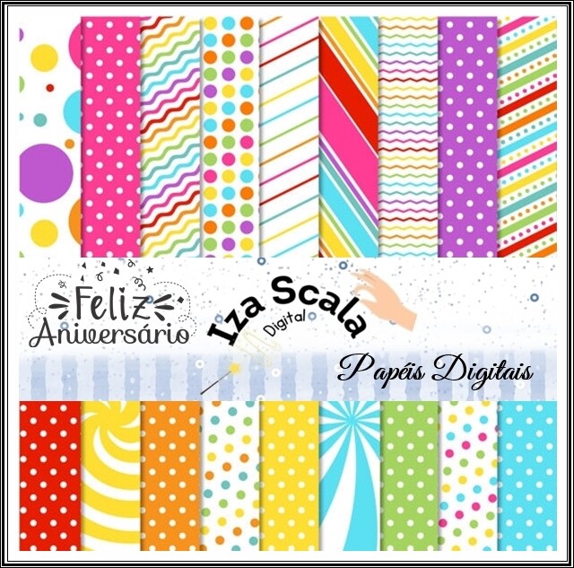 Papel Digital Aniversário