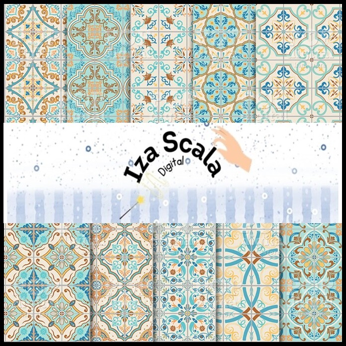 Papel Digital Azulejo Português