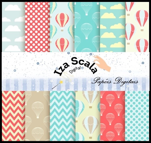 Papel Digital Balão de Ar