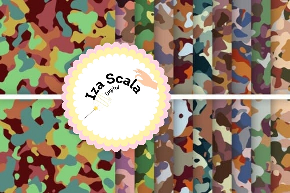 Papel Digital Camuflagem 1