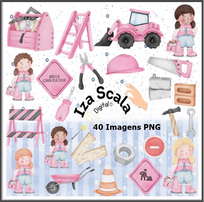 Kit Digital Construção Rosa