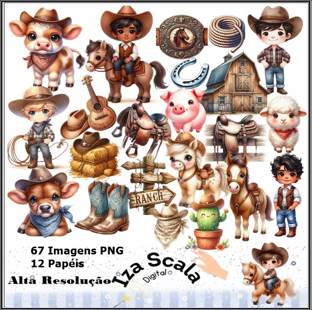 Kit Digital Cowboy 3D