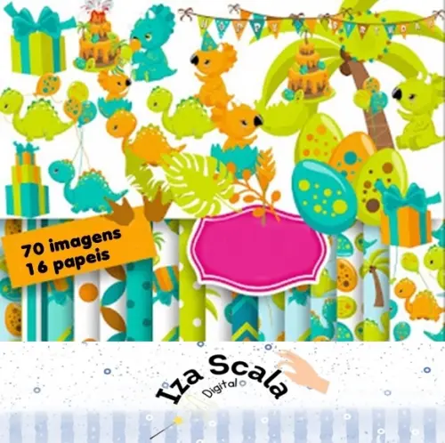 Kit Digital Dinossauro