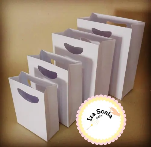 Arquivo de corte Sacola Boca de Palhaço