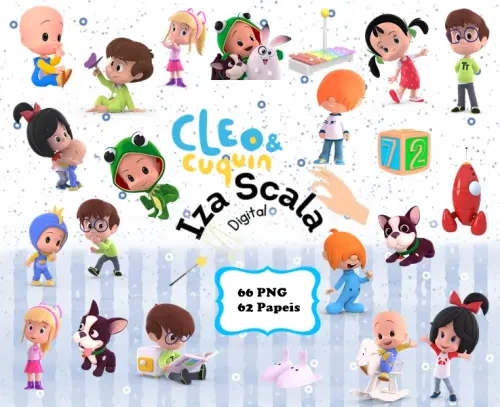 Kit Digital Cleo e Cuquin