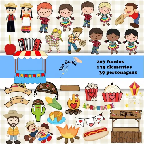 Kit Digital Festa Junina