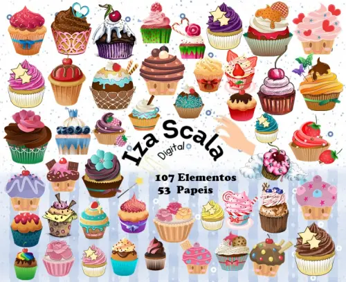 Kit Digital Cupcakes