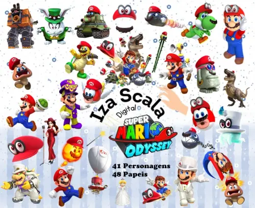 Kit Digital Super Mario Bross Odissey