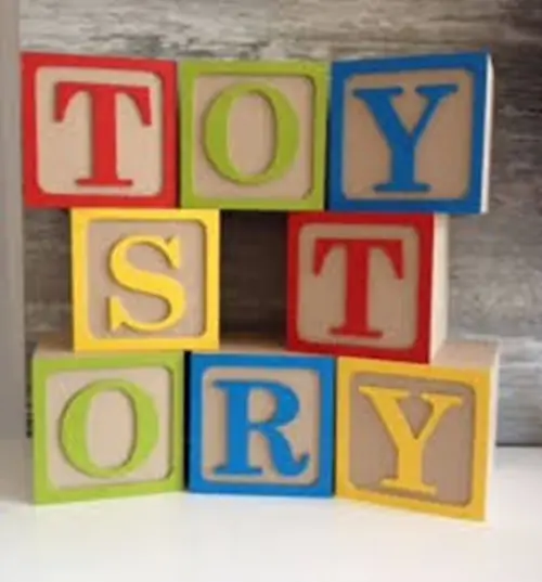 Arquivo de Corte Caixa Cubo Toy Story