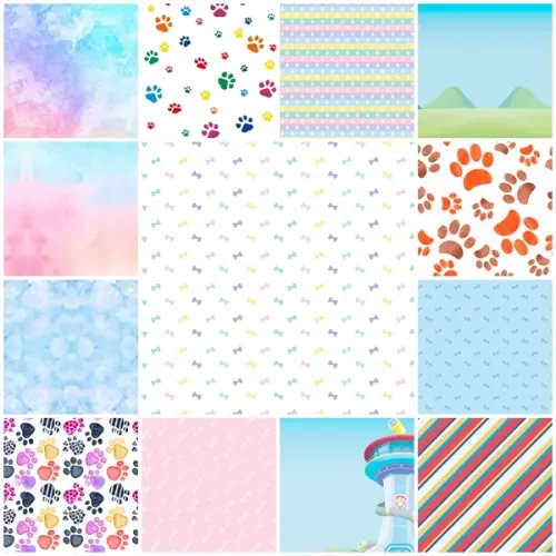 Kit Digital Patrulha Canina Aquarela