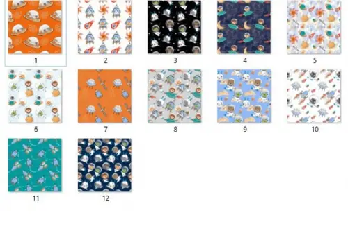 Kit Digital Animais Astronauta Aquarela