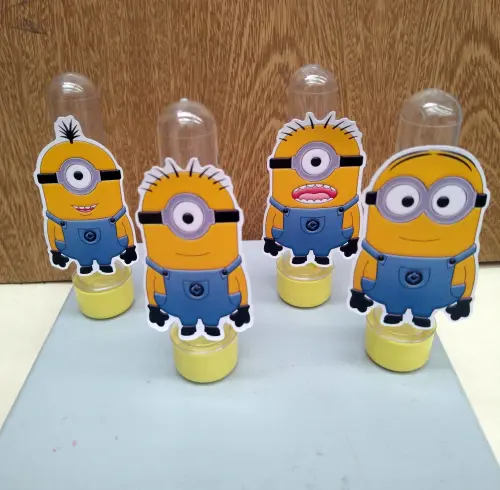 Aplique para Tubete Minions - Arquivo de corte