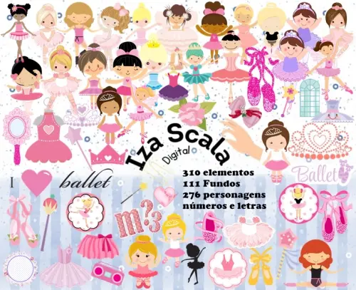 Kit Digital Bailarina