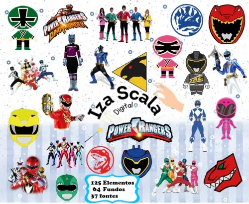 Kit Digital Power Rangers