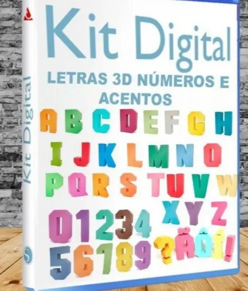 Kit Digital Letras, Números e Acentos