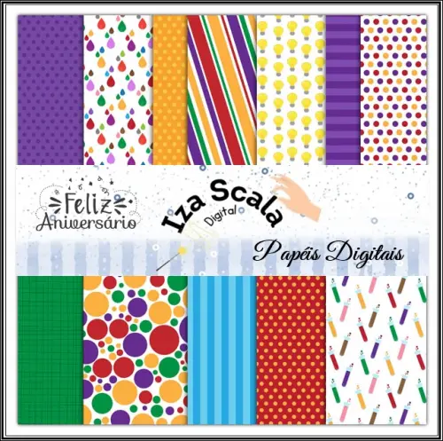 Papel Digital Aniversário