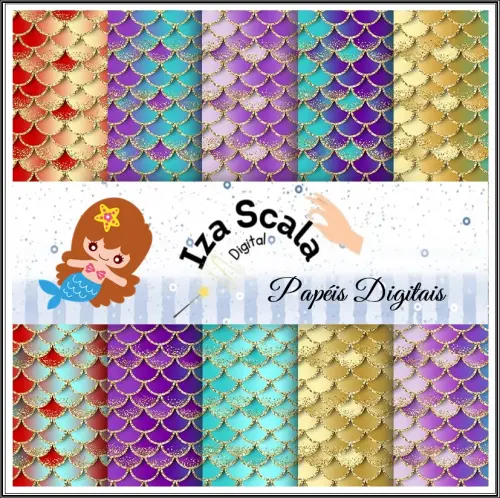 Papel Digital Sereia 1