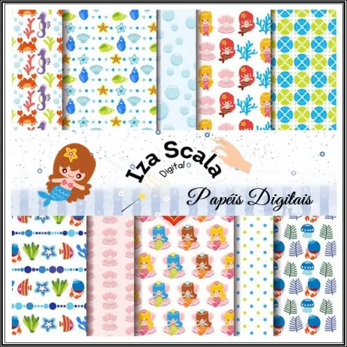 Papel Digital Sereia 4