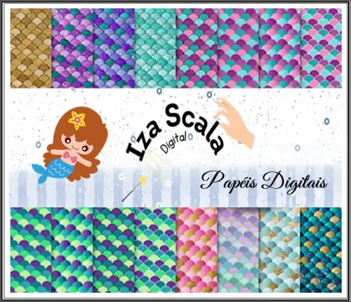Papel Digital Sereia 6