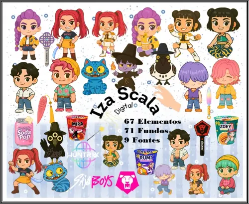 Kit Digital Guerreiras do K Pop 2