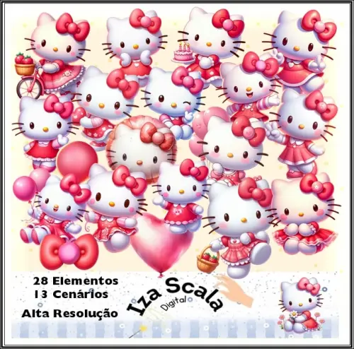 Kit Digital Hello Kitty - IA
