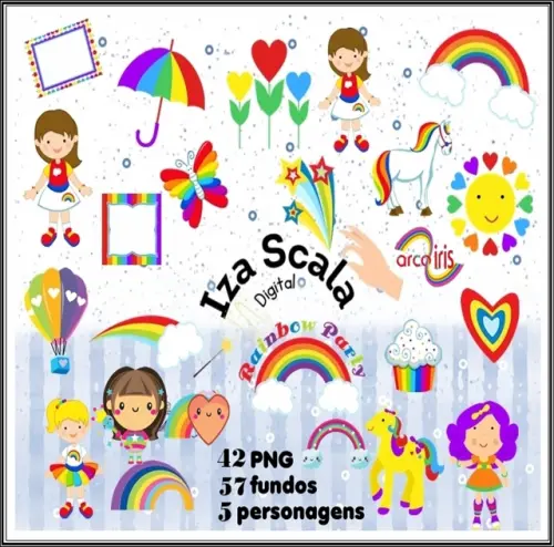 Kit Digital Arco Íris