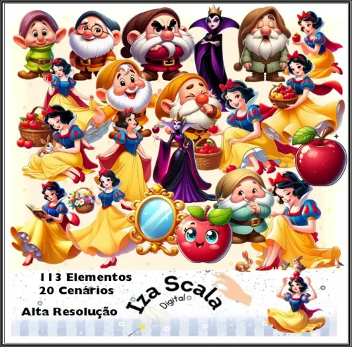 Kit Digital Branca de Neve - IA