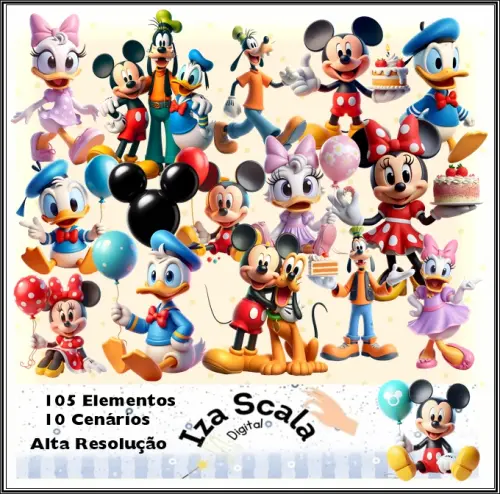 Kit Digital Mickey - IA