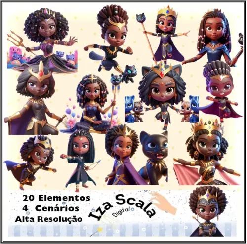 Kit Digital Shuri Pantera Negra - IA