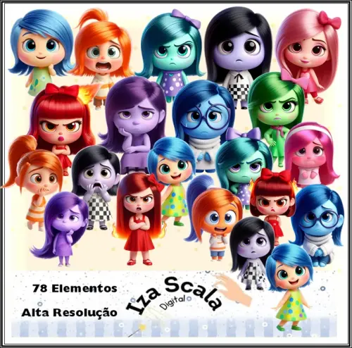 Kit Digital Divertidamente Emoções - IA