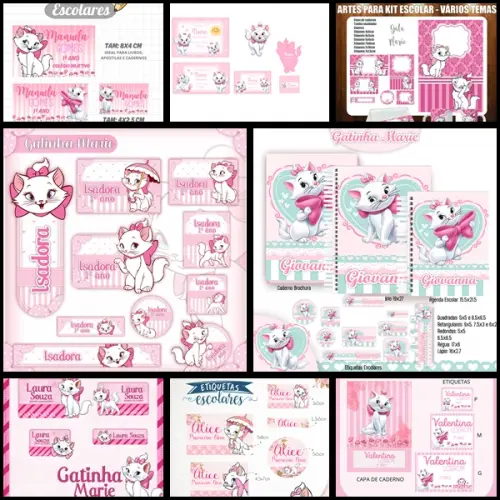 Etiqueta Escolar Marie