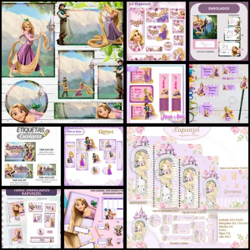 Etiqueta Escolar Enrolados