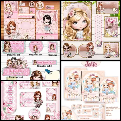 Etiqueta Escolar Jolie