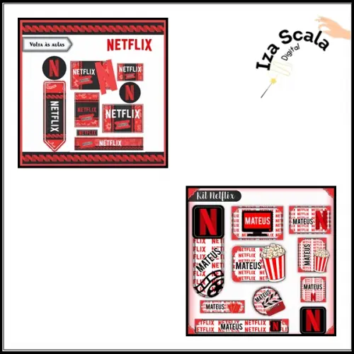 Etiqueta Escolar Netflix