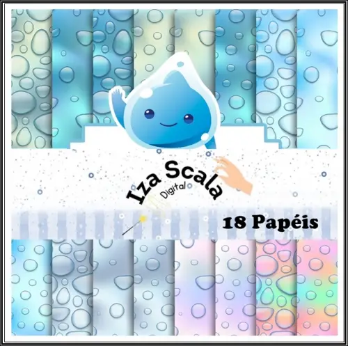 Papel Digital Gota de Água